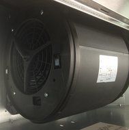 Ancona Rounded Glass with Black Touch Panel 600 CFM Wall Mount Range Hood, 30-Inch N2