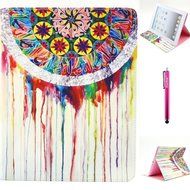 iPad Mini 1/2/3 Case, Firefish High Quality PU Leather Wallet Case [Card Pockets] and Kickstand Feature Case for... N72