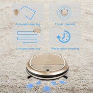 Haier Robot Vacuum Cleaner Floor Cleaner with Self Charging and Wet Mop with Remote Control Blue N12