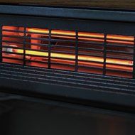 Gracelvoe Large Room Electric Quartz Infrared Fireplace Heater Deluxe Mantel Oak / Walnut (Dark Walnut) N22