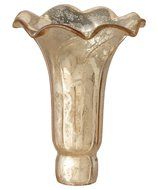 River of Goods 1000J Hand Blown Mercury Glass Replacement Lily Shade, Green/Amber N16