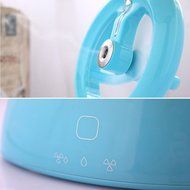 Desktop Rechargeable USB Mini Mute Fan + Humidifier 3 mode With retail packaging (Blue) N9