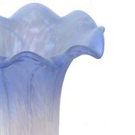 River of Goods 1000J Hand Blown Mercury Glass Replacement Lily Shade, Green/Amber N19