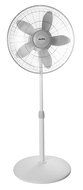 Air King 9119 18-Inch 3-Speed Commercial Grade Adjustable Oscillating Pedestal Fan, 1/20-Horsepower, White