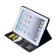 iPad Mini 1/2/3 Case, Firefish High Quality PU Leather Wallet Case [Card Pockets] and Kickstand Feature Case for... N109
