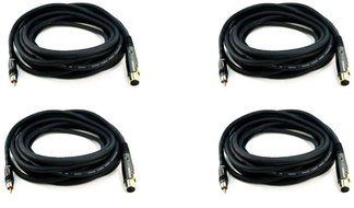 Monoprice 104783 1.5' Premier Series XLR Female to RCA Male 16AWG Cable