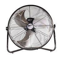20-Inch 3 Motor Speed Classic Syle Powder-Coated Steel Floor Fan, Black N2
