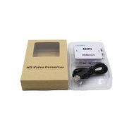 Cooldigital 1080P HDMI to AV 3RCA CVBS Composite Video Audio Converter Adapter Supporting PAL/NTSC with USB Charge... N2