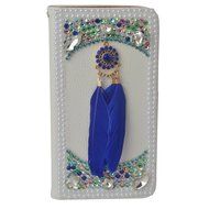 Galaxy S7 Case,Yaheeda [Stand Feature] Bling Sparkle Crystal Wallet Case [Sparkle Plume Feather Chain] Premium... N12