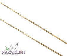 Gold Plated Jerusalem Cross Pendant Necklace Green Tourmaline &amp; Zircon Gems 0.7" N3