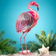 Fans - "Florida Keys" Pink Flamingo Fan - Single Speed Electric Table Fan - 19.25"h