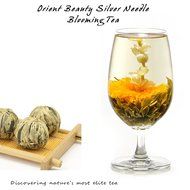 Elitea&reg; 12 Pieces Premium Grade Jasmine Blossom Blooming Flowering Flower Tea Balls (Assorted 6 Blooming Styles) N7