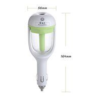 IPUIS Car Air Humidifier with USB Changer Port Aromatherapy Essential Oil Aroma Diffuser Air Purify Car charger... N17