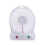 Portable Fan, KaiYeah 3 in 1 4 Vanes Mini USB Rechargeable Fan with Power Bank and Flashlight, Package with Wall... N9
