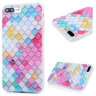 Badalink iPhone 7 Plus Case (5.5") Shockproof Soft TPU Rubber Skin Bumper Case Flexible Easy Grip with 3D Basso-relievo... N4