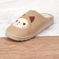 AutumnFall Women Soft Warm Indoor Candy Colors Cotton Slippers Home Anti-slip Shoes (40, Pink) N17