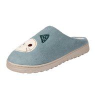 AutumnFall Women Soft Warm Indoor Candy Colors Cotton Slippers Home Anti-slip Shoes (40, Pink) N19