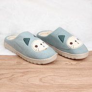 AutumnFall Women Soft Warm Indoor Candy Colors Cotton Slippers Home Anti-slip Shoes (40, Pink) N20
