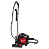 ** Quiet Clean Canister Vacuum, Red/Black, 9.0 Amp, 11&quot; Cleaning Path **