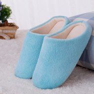 AutumnFall Women Soft Warm Indoor Candy Colors Cotton Slippers Home Anti-slip Shoes (40, Pink) N24