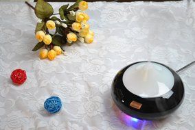 LUOYIMAN Aroma Diffuser Humidifier Whisper-quiet Aromatherapy Experience with Color LED Light and Auto Off Cool... N9