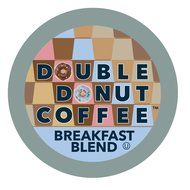 Double Donut Breakfast Blend Coffee, in Recyclable Single Serve Cups for Keurig K-Cup Brewers, 24 Count N4