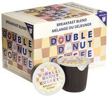 Double Donut Breakfast Blend Coffee, in Recyclable Single Serve Cups for Keurig K-Cup Brewers, 24 Count N5