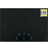 PP7030DJBB 30" Built in Electric Cooktop with 5 Radiant Cooking Elements, Front Center Control Knobs, Hot Surface... N3