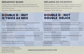 Double Donut Breakfast Blend Coffee, in Recyclable Single Serve Cups for Keurig K-Cup Brewers, 24 Count N6