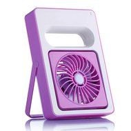 LOHOME&reg; Mini Mute Fan, Adjustable Outdoor Protable Hand-hold USB Rechargeable Creative Student Desk Small Fan... N12