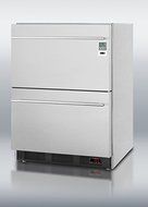 Summit MEDDT Series SP6DS2D7MEDDT 24&quot; 5.4 cu. ft. Two-Drawer Medical Refrigerator Automatic Defrost Digital Thermostat...