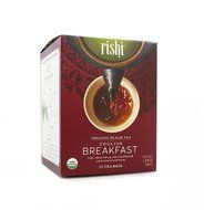 Rishi Tea Organic English Breakfast Tea Bags, 15 Count (Pack of 6) N4
