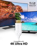 Mini DisplayPort to HDMI Cable (6FT), Fosmon Mini DP [4K | Thunderbolt Port Compatible] to HDMI Cable Adapter... N2