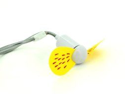 Travel Usb Fans for Computer Charging Treasure Orange Yellow Colors N3