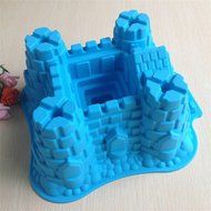 FLY Castle Shape Fondant Silicone Cake Mold Mould Baking Tools