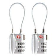 HT Luggage Locks Combination Password Locks Padlocks TSA Approved 3-Digit 4-Pack (Four Color) N22