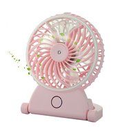 Humidifier Fan,Eridge Handheld USB Mini Fan Portable Cooling Misting Humidifier Water Spray Desk Fans With Built... N2