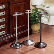 Gatco 1436 Double Post Toilet Paper Holder in Polished Brass