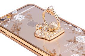 iPhone 5S Case, iPhone SE Case, PHEZEN Clear Soft TPU Protective Case Back Cover with Beautiful Cherry Blossom... N8