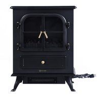 Gracelove Free Standing Electric 1500W Fireplace Heater Fire Flame Stove (Type 1) N3