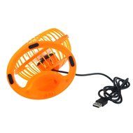 Bangcool Mini Fan Innovative Battery USB Power 360 Degree Adjustable Spin Mute Electric Fan for PC/Notebook/Laptop... N25