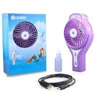 Portable Misting Fan, Silent Handheld USB Mini Fan with Personal Cooling Humidifier for Outdoor Hydrating Water... N8