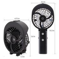 DOIOWN Handheld Portable Table Mini Fan Battery Rechargeable (Blue) N13
