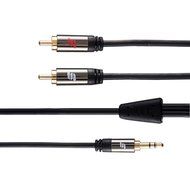 Sinseader 6.6ft 3.5mm to 2RCA Audio Auxiliary Stereo Y Splitter Cable Male to Male input amplifier or receiver... N2