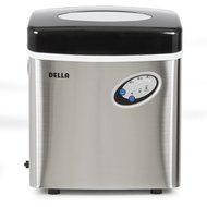 Della Portable Ice Maker, Produces up to 26 lbs. of Ice Daily, 2-Size (Black) N2
