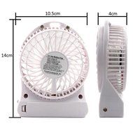 Happy-top&reg; 4-inch Vanes 3 Speeds Mini Hand Held Portable USB Fan with 18650 Rechargeable Battery and USB Cable... N21