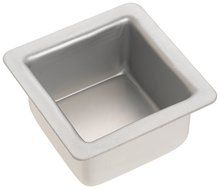 Fat Daddio&#039;s 3 Inch x 3 Inch x 2 Inch Square Cake Pan