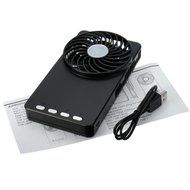 ELEGIANT Hand-held USB Rechargable 3 Speeds Portable Mini USB Summer Cooling Fan Personal Pocket Fan blue N9