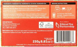 Taylors of Harrogate, Yorkshire Gold, 160-Count, Black Tea Bags N33