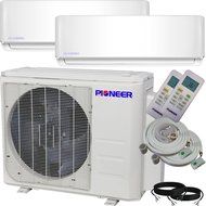 Pioneer Air Conditioner Inverter++ Ductless Wall Mount Multi Split System Air Conditioner &amp; Heat Pump Full Set... N2